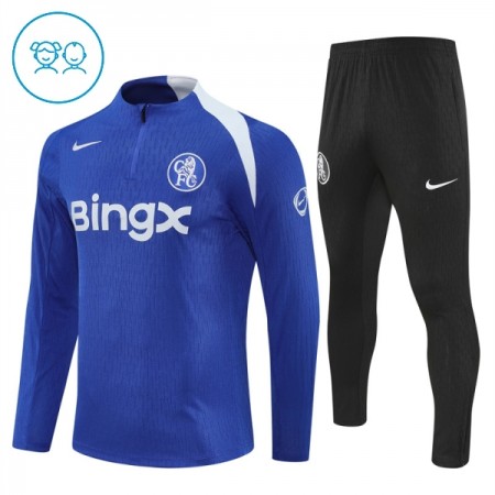 Lasten Chelsea Training Huppari Quarter-Zip 2025-26 Sininen